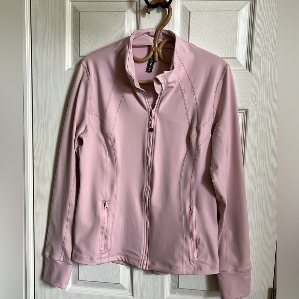 Pink Lulu Look Zip-Up Jacket